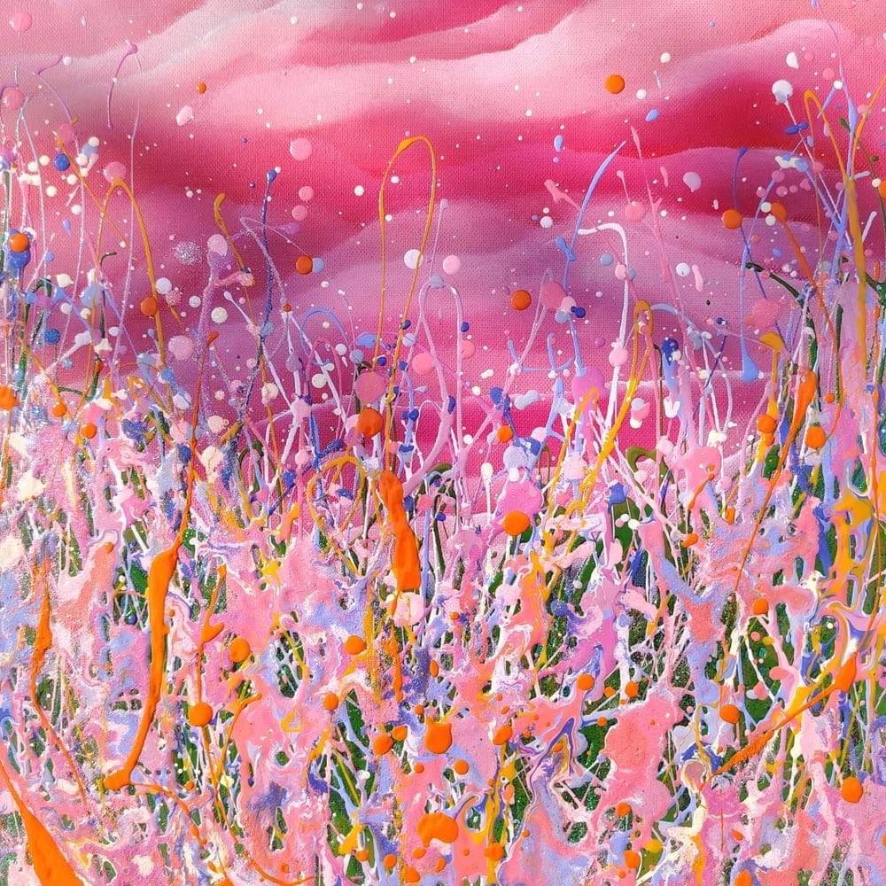 Just the Way You Are, original wildflower painting by Lana Evans