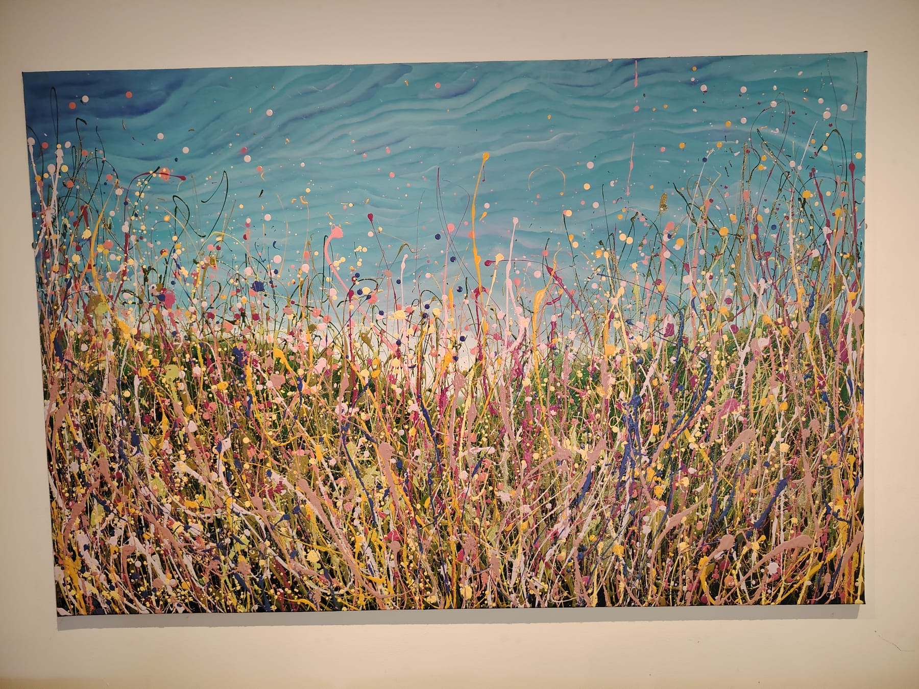 Let's Go Together, original wildflower painting by Lana Evans
